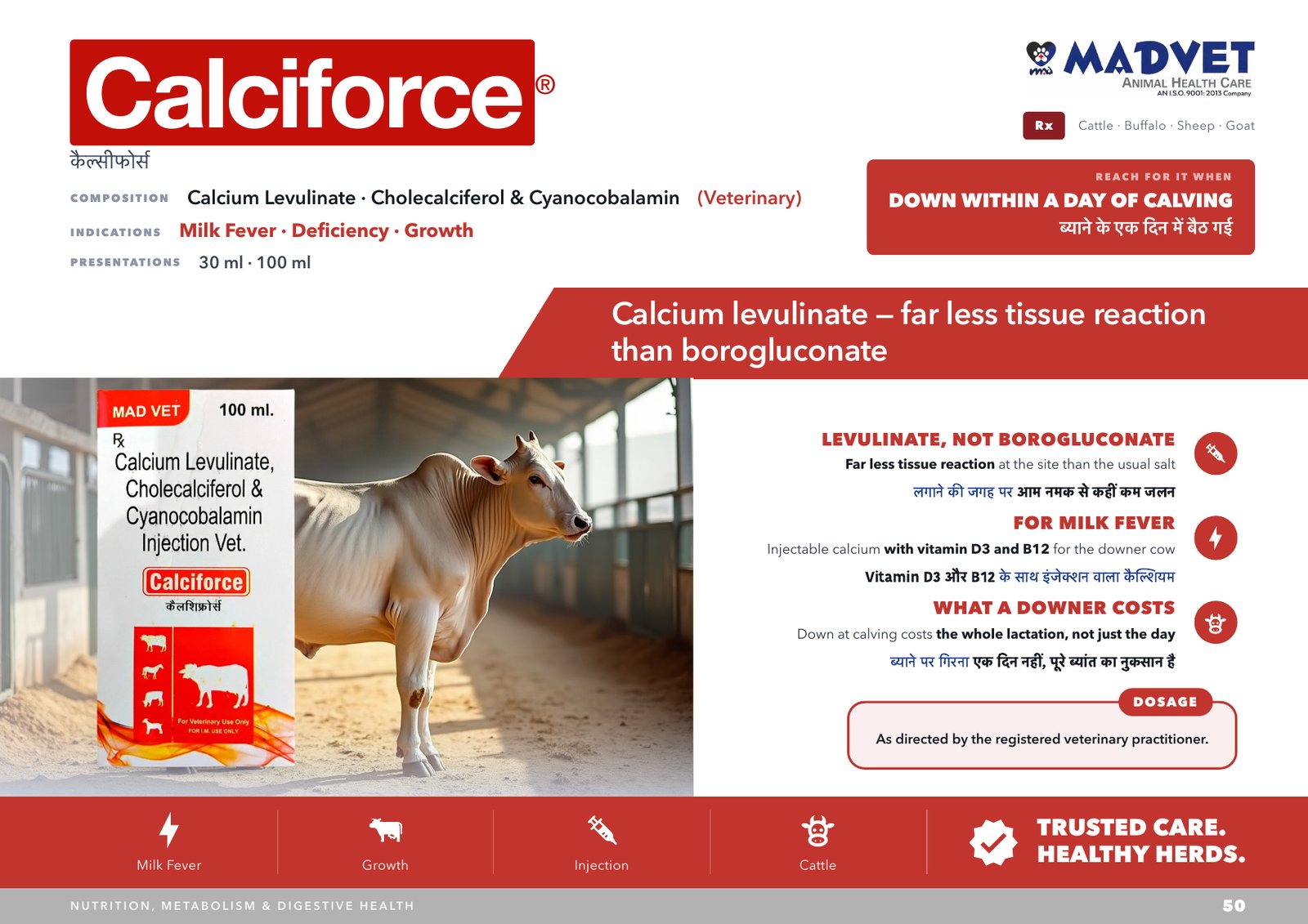 Calciforce — what is sent