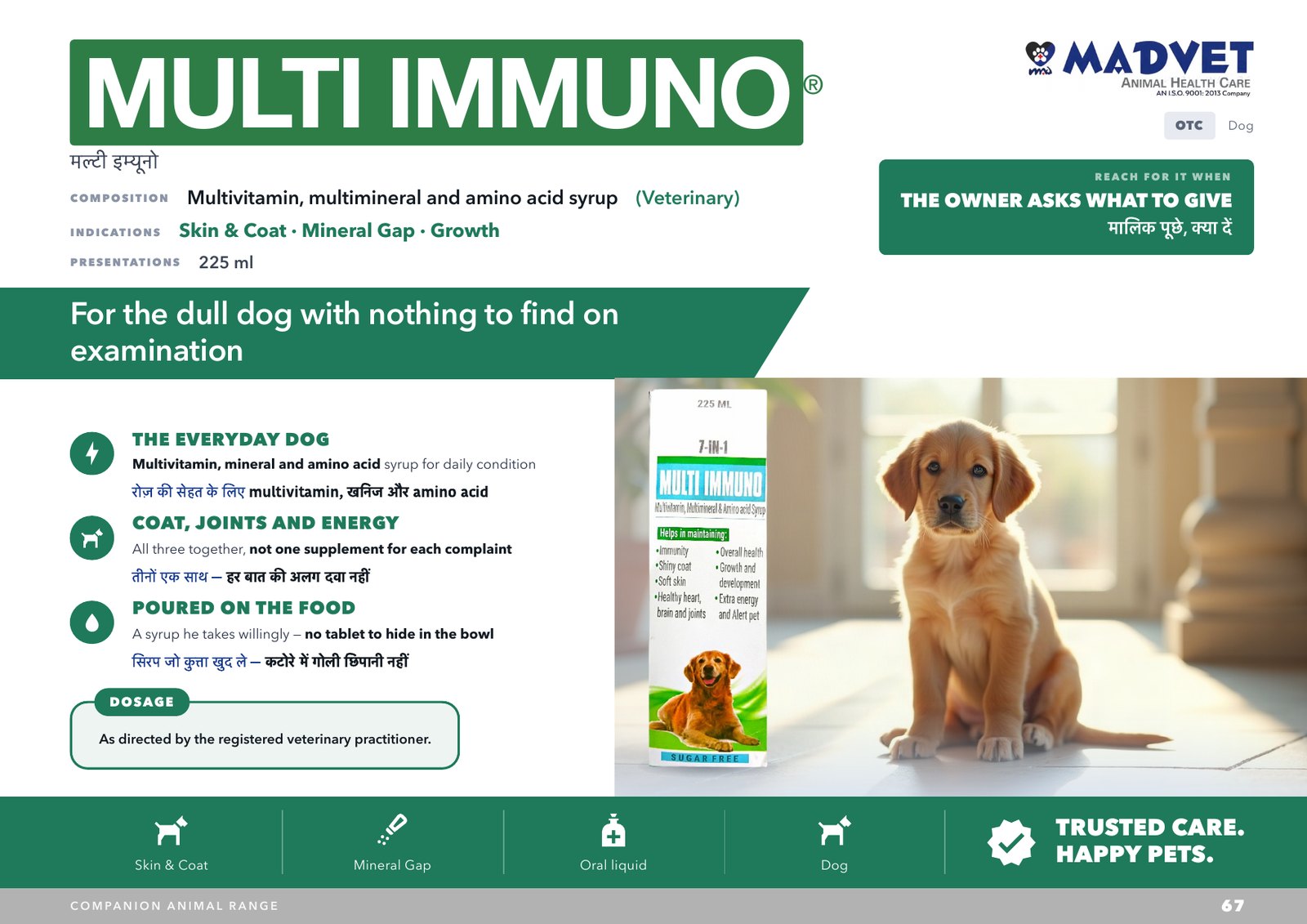 7 in 1 Multi Immuno Syrup — what is sent