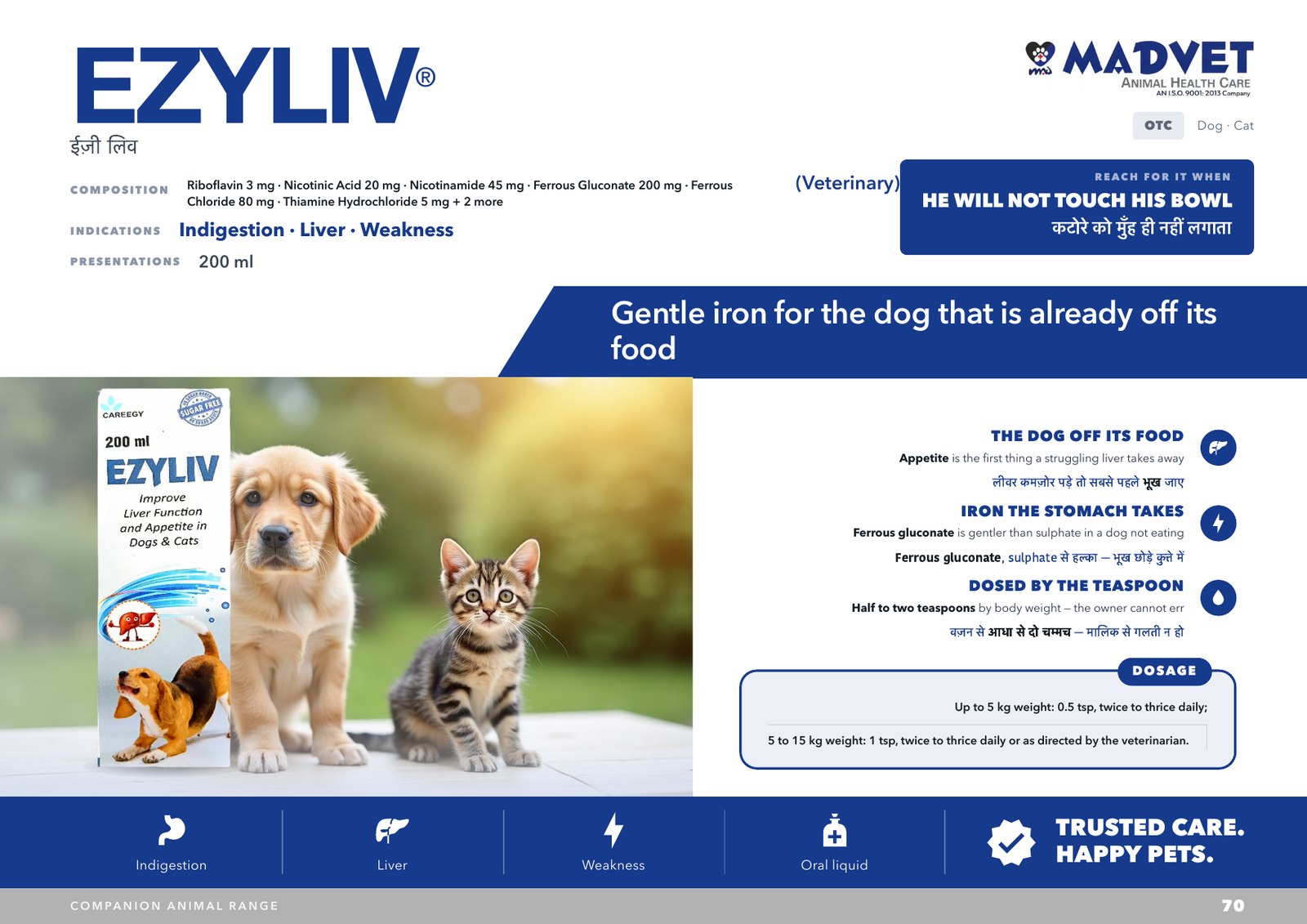 EZYLIV Syrup — what is sent