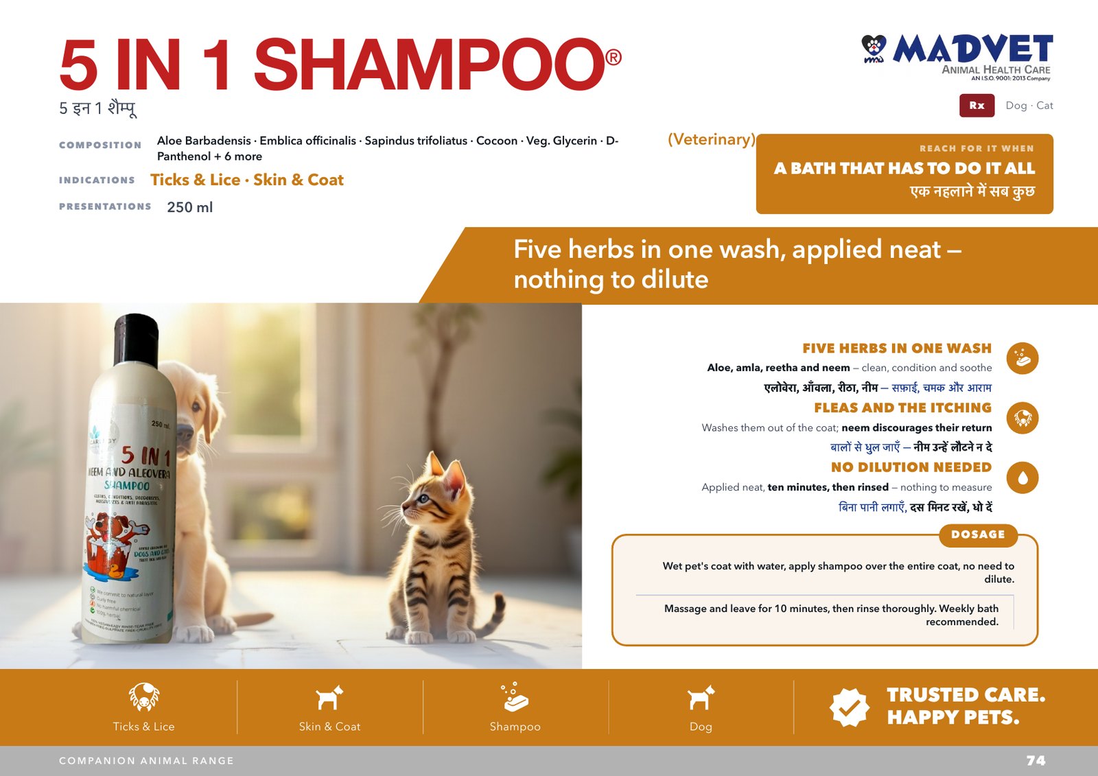 5 in 1 Neem and Aloevera Shampoo — what is sent